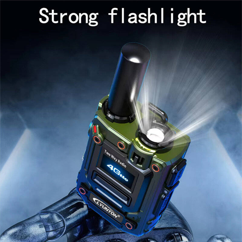 Without SIM Card - Lyunton K300 Global Walkie Talkie 4G LTE 6800mAh Battery Type-C Charge Europe Ver