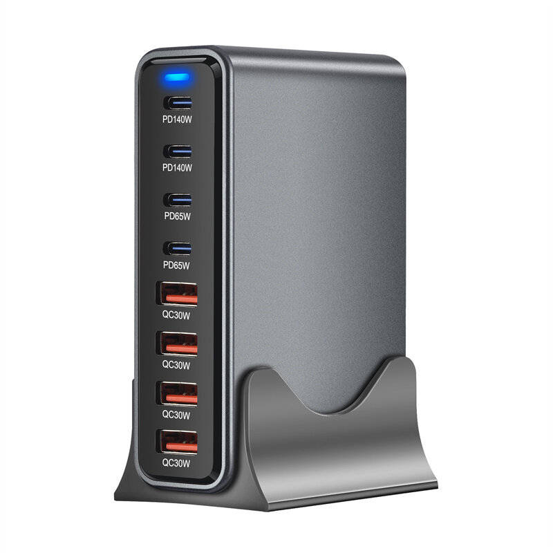 US Plug - [GaN Tech] Bakeey YMX-530W 530W 8-Port USB PD Charger 4USB-A+4USB-C PD QC Fast Charging De