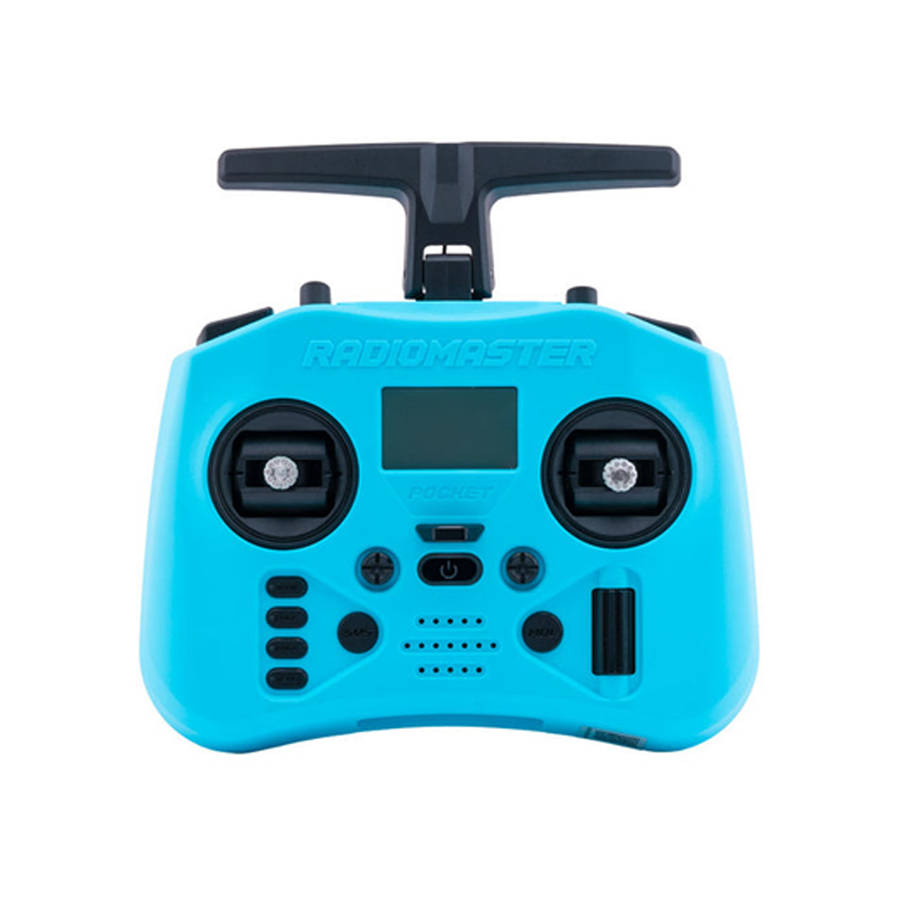 FCC Version - Radiomaster Pocket Crush 2.4GHz 16CH ELRS Radio Controller Hall Gimbals EdgeTX System