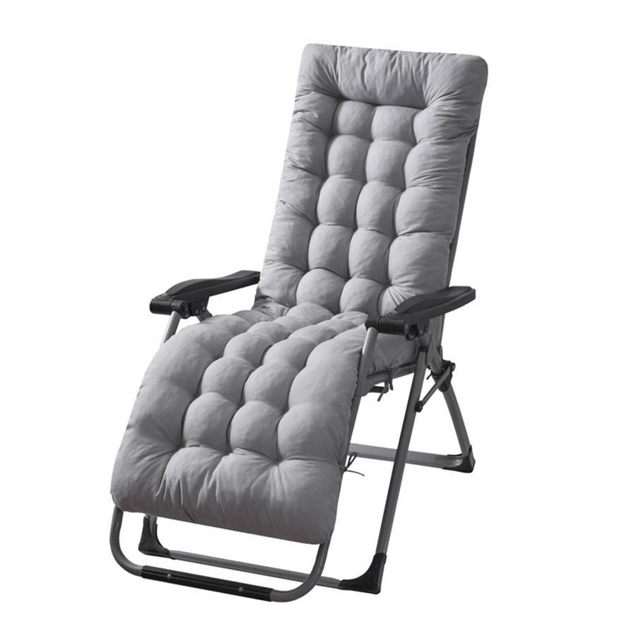 Red - Softer Rocking Chair Cushion Fabric High Back Wicker Pad for Indoor/Outdoor