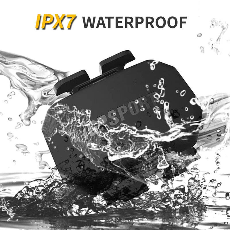 Black - IGPSPORT CAD70 Bike Cadence Sensor Wireless Bluetooth ANT+ 300H Battery Life IPX7 Waterproof