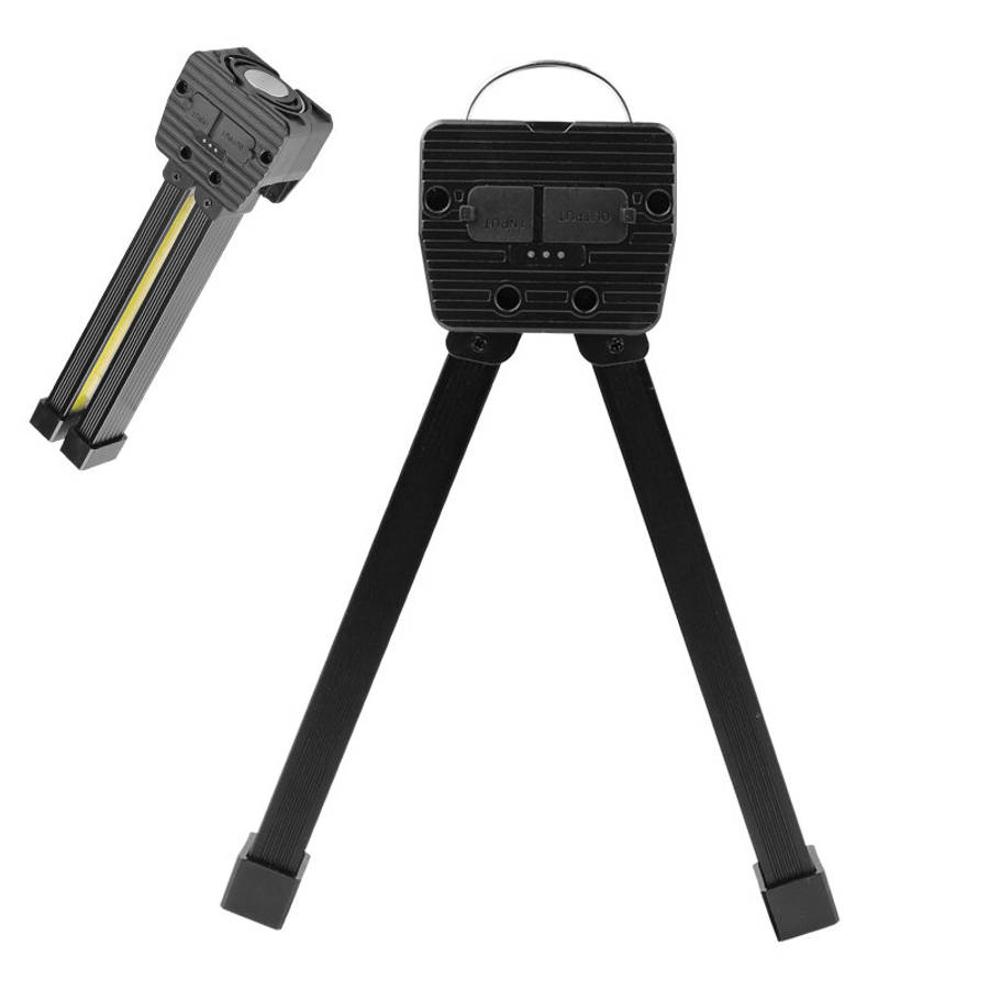 Double-sided COB 90-degree Folding Work Light Strong Magnet with Hook Maintenance Light Outdoor COB