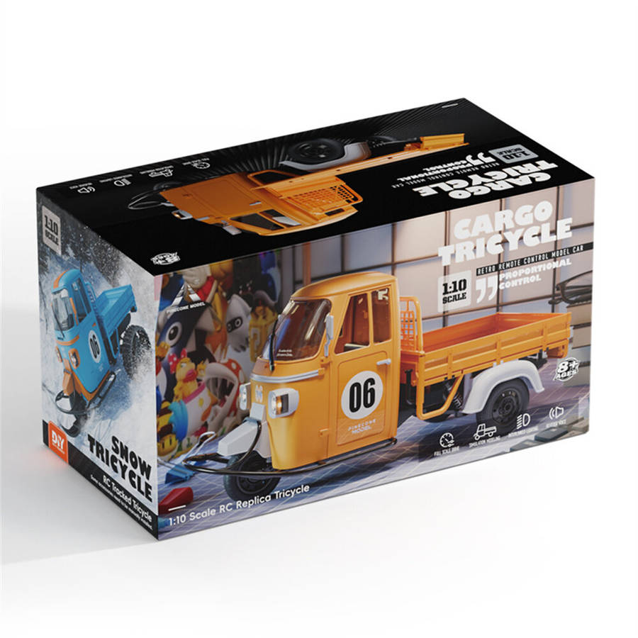 Orange - SG PINECONE FOREST 1008 RTR 1/10 2.4G RWD RC Car Tricycle 3 Wheel Full Proportional LED Lig