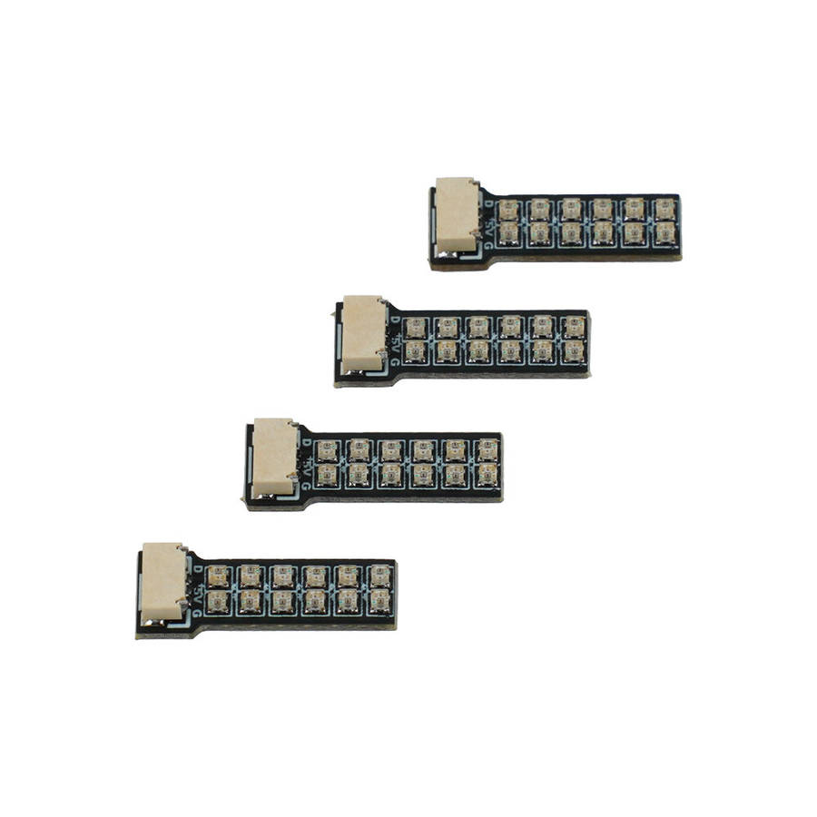 Lite Version - 4PCS DeepSpace PHLUX 2-3S Colorful LED Light Strip 3-5V For 5 Inch RC FPV Racing Dron