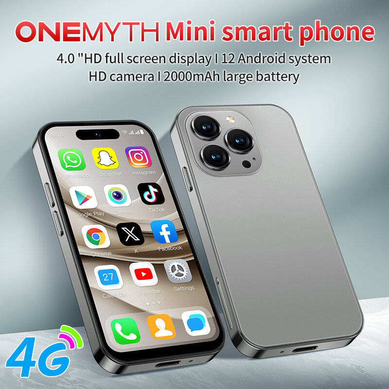 2GB 16GB - SOYES M17 Pro Mini 4-inch Android 12.0 2GB+16GB/3GB+64GB Dual SIM Card 2000mAh 5MP HD Cam