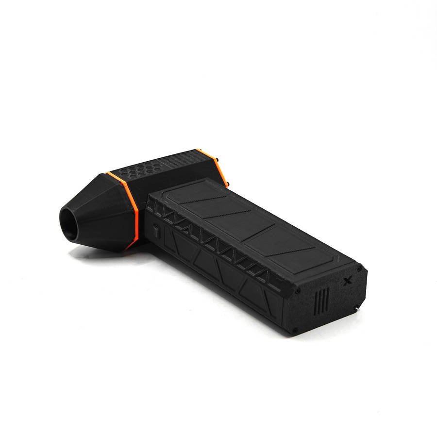 Black - Super Power Turbo Fan 130,000 RPM Brushless Motor 52m/s Wind Speed 3000mAh Battery 4 Hours R