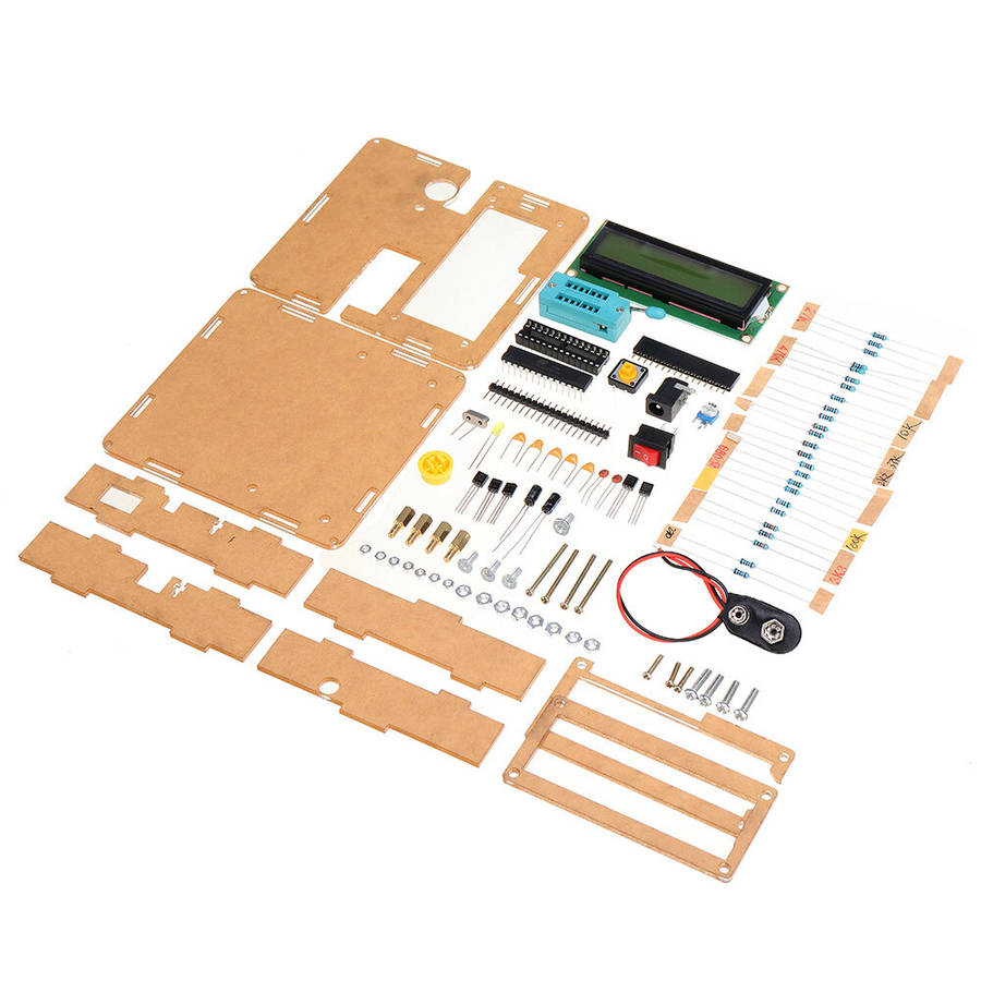 Black - WangDaTao YD-CS Transistor Tester Production Kit with Shell