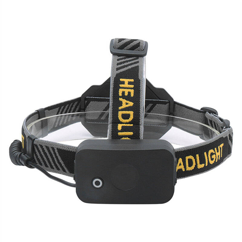 Black - SEEKNITE Smart Sensor Zoomable LED Headlamp, White/Yellow Spotlight/Floodlight Adjusted USB