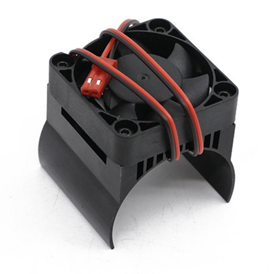 Black - 42mm Motor Cooling Fan Heat Sink for Arrma Kraton Talion Typhon RC Car Parts