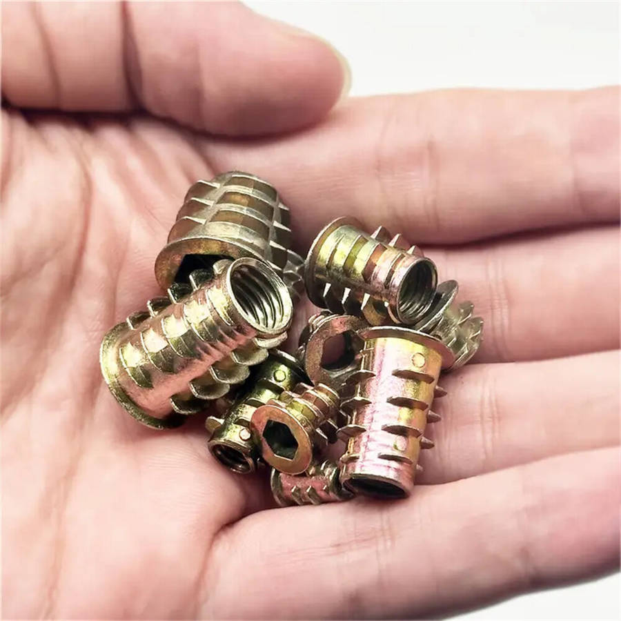 230PCS - 230pcs Threaded Wood Inserts Nuts Assortment Kit Nut Inserts with 11 Metric Sizes M4/M5/M6/