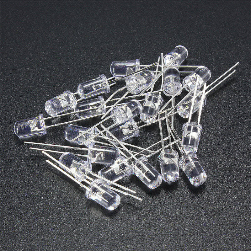 3x 120pcs 5mm White Red Blue Green Yellow Purple LED Light Bulb Emitting Diode Lamp