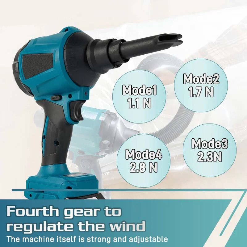 Brushless Electric Air Blower High Efficiency 1.1 m/min 200 m/sec Adjustable Wind Pressure 29.7 kPa