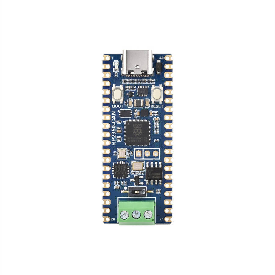 Blue - RP2350 CAN Development Board Based On Raspberry Pi RP2350A Dual-core & Dual-architecture Micr