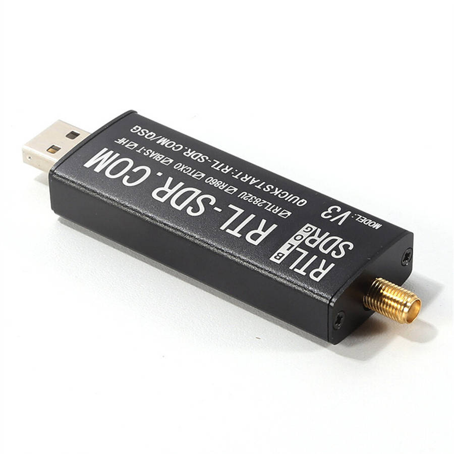 RTL-SDR Blog V3 RTL SDR R820T2 RTL2832U 1PPM TCXO SMA Software Defined Radio 500 kHz-1.7 GHz Dipole