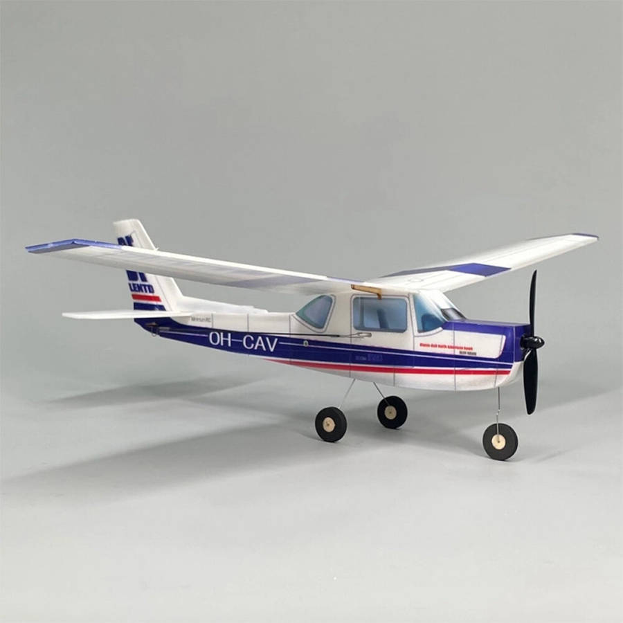 KIT + Motor - MinimumRC Cessna-152 Skyline Blue 360mm Wingspan 2.4GHz 3CH Gyro Stabilization Trainer
