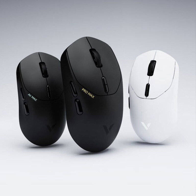White - RAPOO VT1 PRO MAX Dual-mode Gaming Mouse PAW3950 Sensor 4K Wireless + 8K Wired Return Rate 8