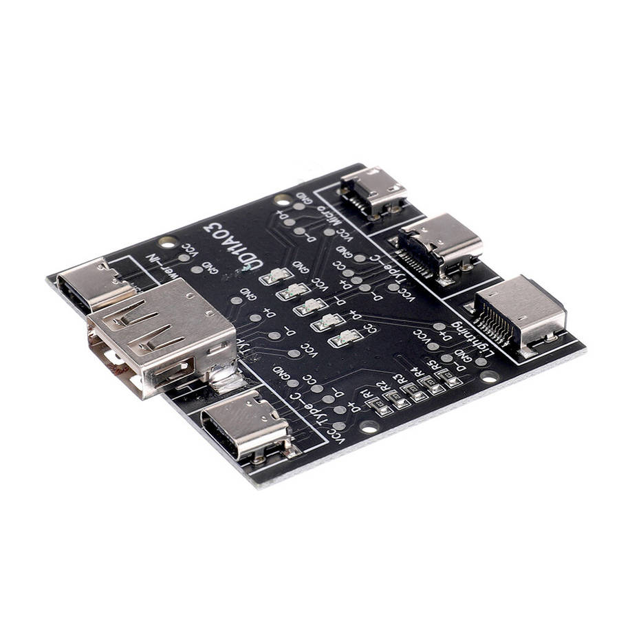 Multifunction USB Cable Tester USB A to Type-c Micro Lighting Short Circuit On-Off Data Cable Test T