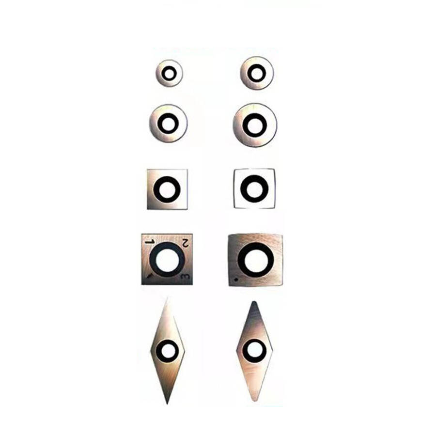 A - 6 In 1 Carbide Tipped Wood Turning Tools Set Latest Lathe Rougher Finisher Swan Neck Hollowing T