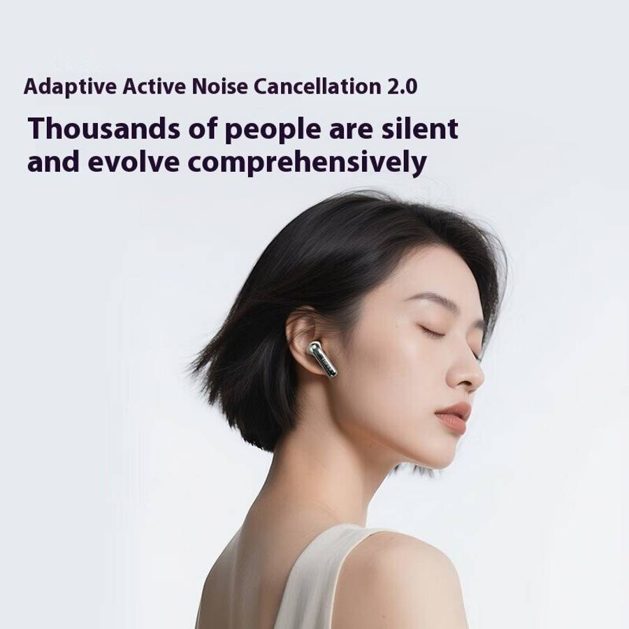 Black - EDIFIER Lolli ANC TWS Earbuds bluetooth Earphone Adaptive Active Noise Cancelling ENC 4 Mic