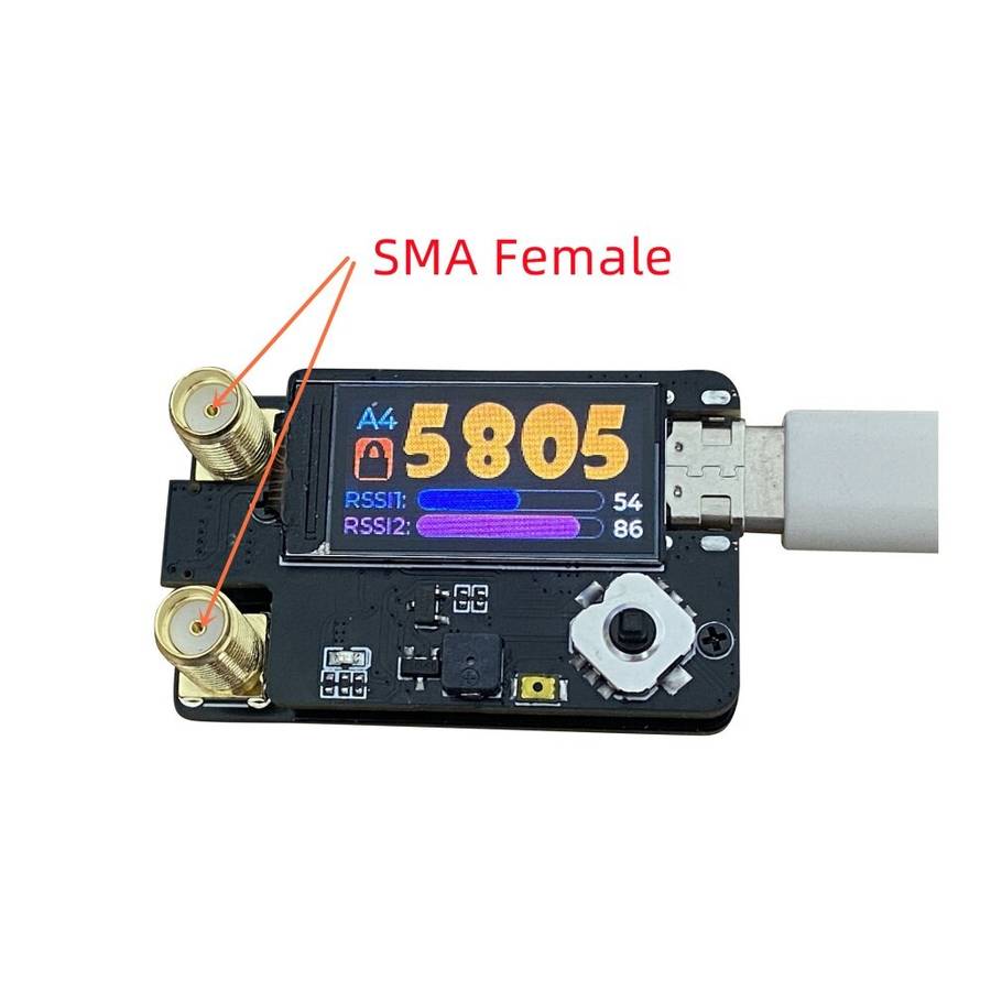 Dual - Tri-Band (4.9G/5.8G/6G) FPV Dual Receiver Adapter - Enhanced Signal Reception for FatShark, S