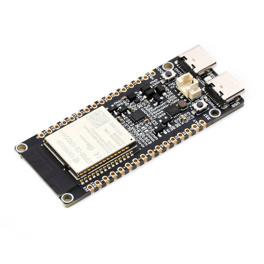 Pin Header Soldered - Waveshare ESP32-C5 WROOM-1 Series Module Dual-Band Wi-Fi 6 Bluetooth 240MHz RI