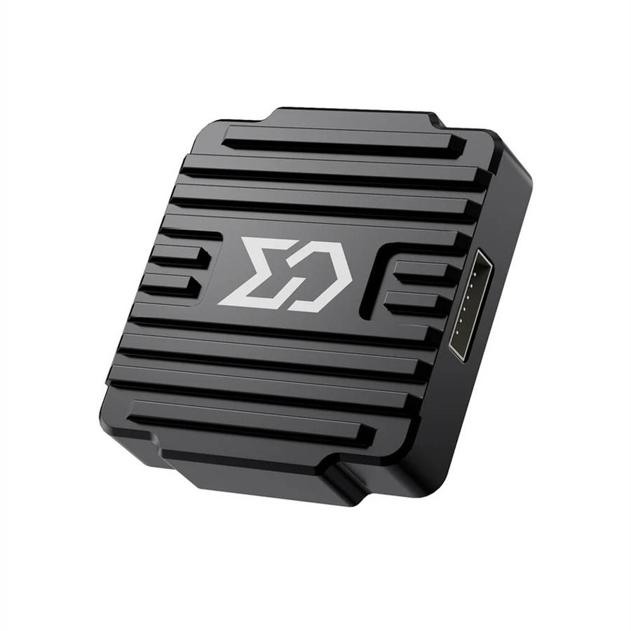 Black - Sub250 Send T1600 Analog VTX: 25-1600mW Adjustable Power, IRC Tramp/OSD, MMCX, Built-in Mic,