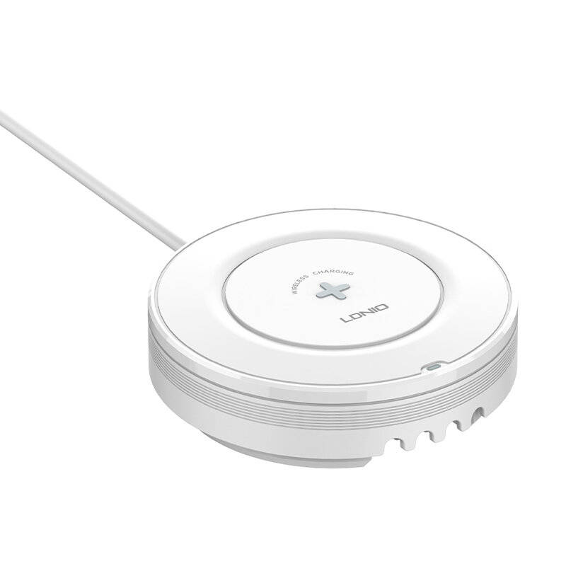 EU Plug - LDNIO AW003 32W 5-in-1 Desktop Wireless Charger Charging Station with 4-Port PD/QC3.0 Fast