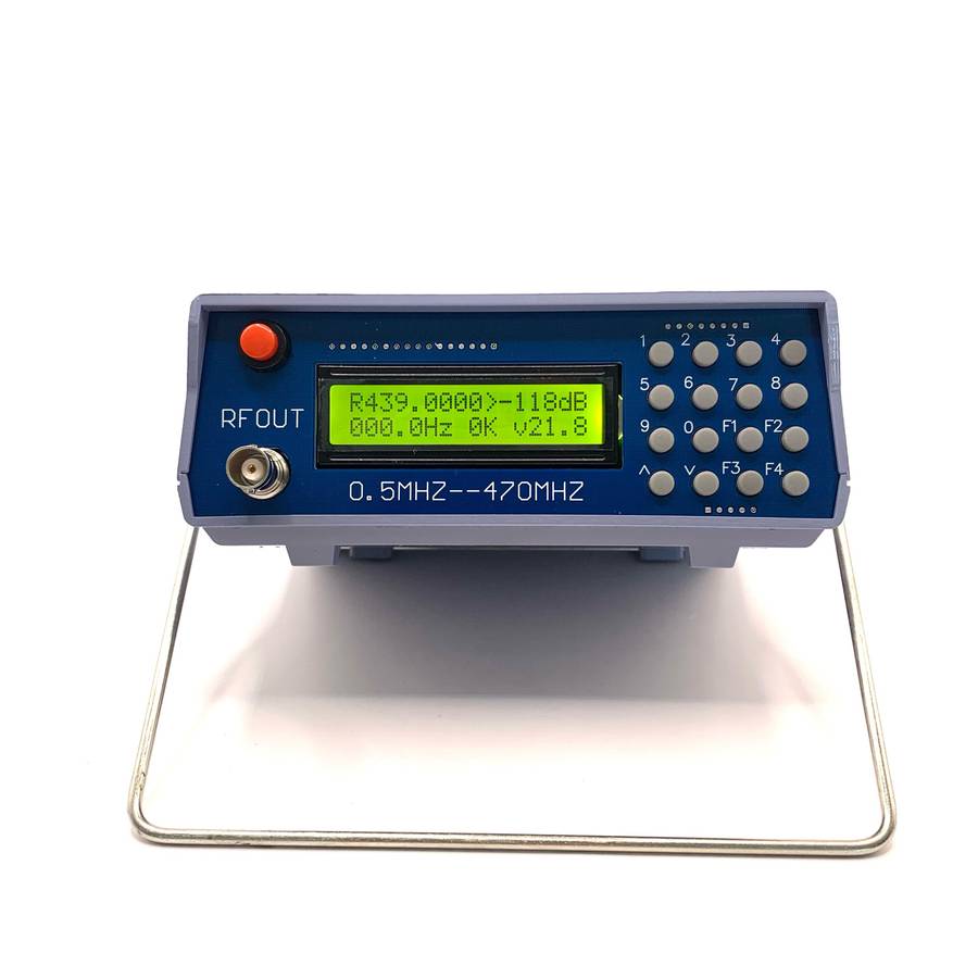 Blue - 0.5-470MHz RF Signal Generator for FM Walkie-Talkie Sensitivity Test with CTCSS & 800Hz Modul
