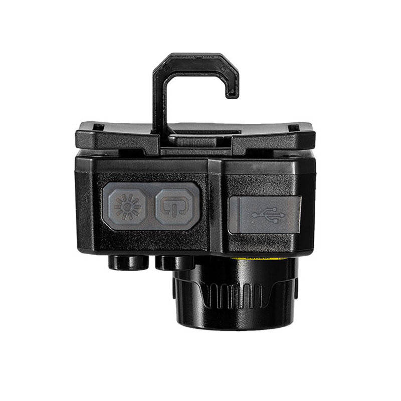 Black - Outdoor Super Bright Multi-function Fishing Intelligent Sensing Headlamp Rechargeable Long B