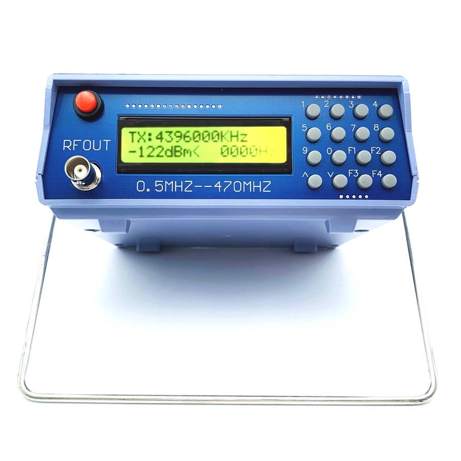 Blue - 0.5-470MHz RF Signal Generator for FM Walkie-Talkie Sensitivity Test with CTCSS & 800Hz Modul