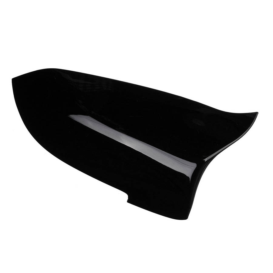2Pcs Gloss Black Side Rearview Mirror Covers Caps For BMW 5 6 7 Series F10 F18 F11 F06 F07 F12 F13 F