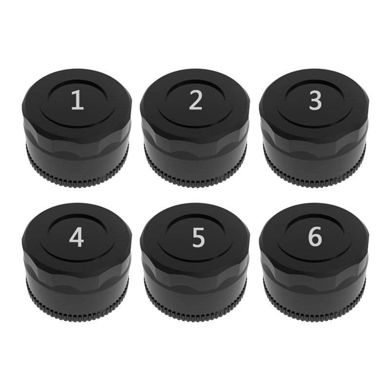Universal Solar Energy 6 Tyre Sensor Solar TPMS Wireless Tire Pressure Monitoring System for Truck B