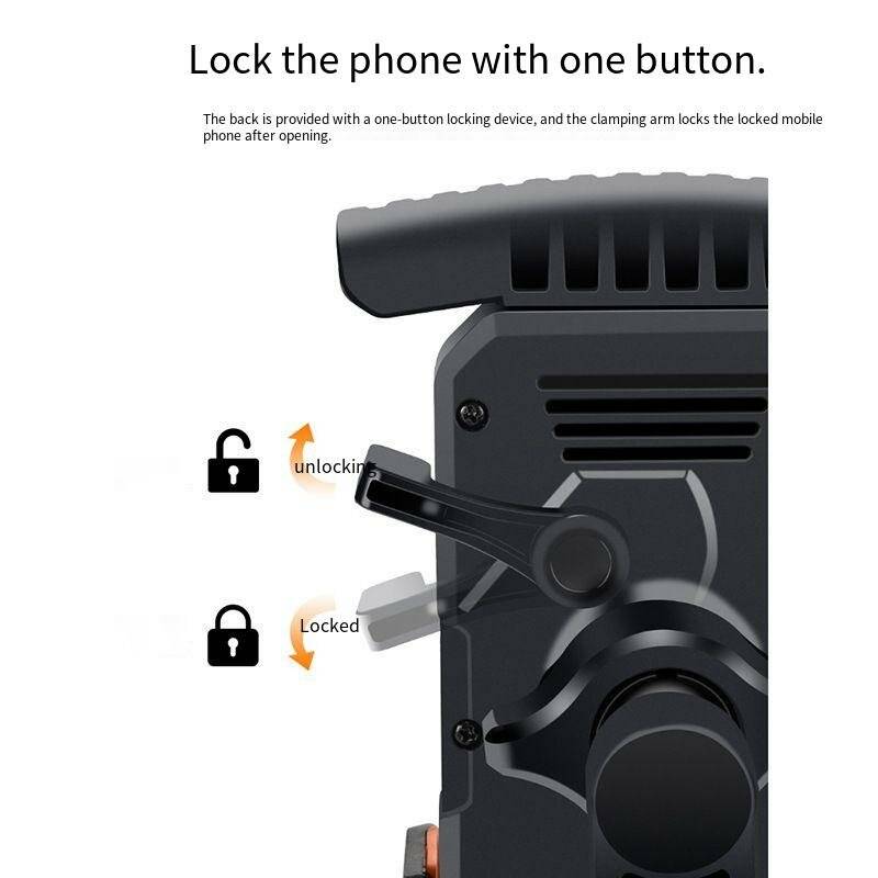 Black - ACRUNU 4.7-7inch Adjustable Bike Phone Holder Shockproof Motorcycle Phone Handlebar Riding N
