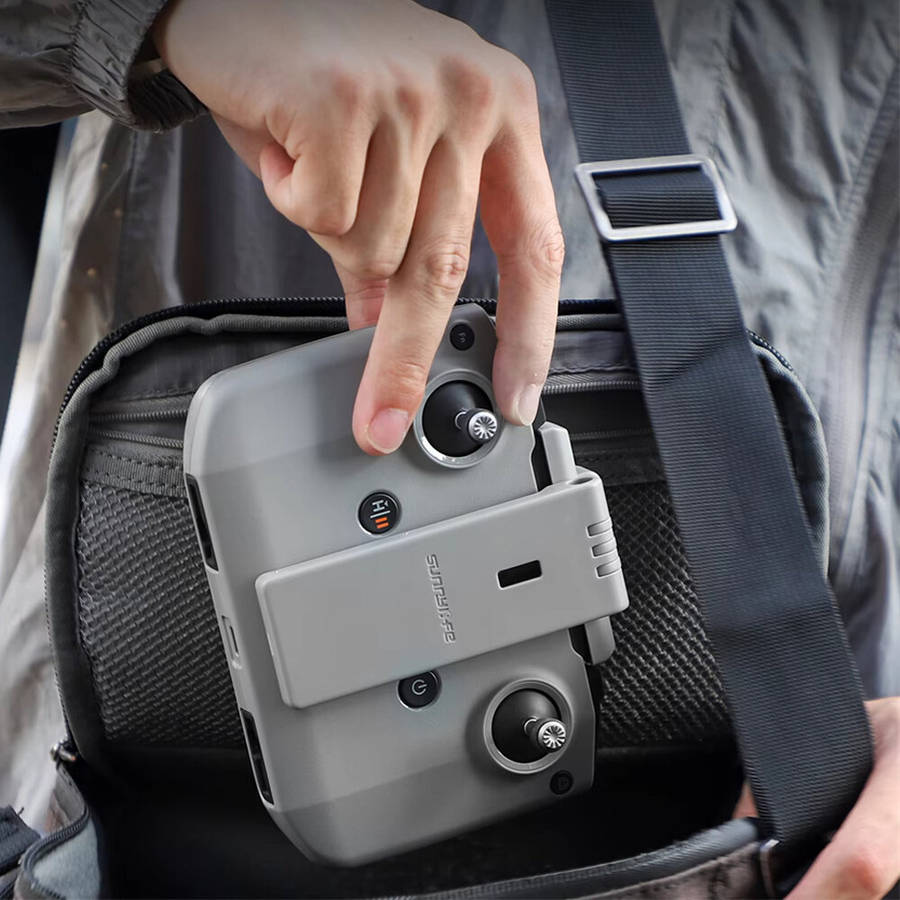 Grey - Sunnylife RC-N3 N2 N1 Remote Control Foldable Tablet Holder Clip Support Mount Lanyard Neck S