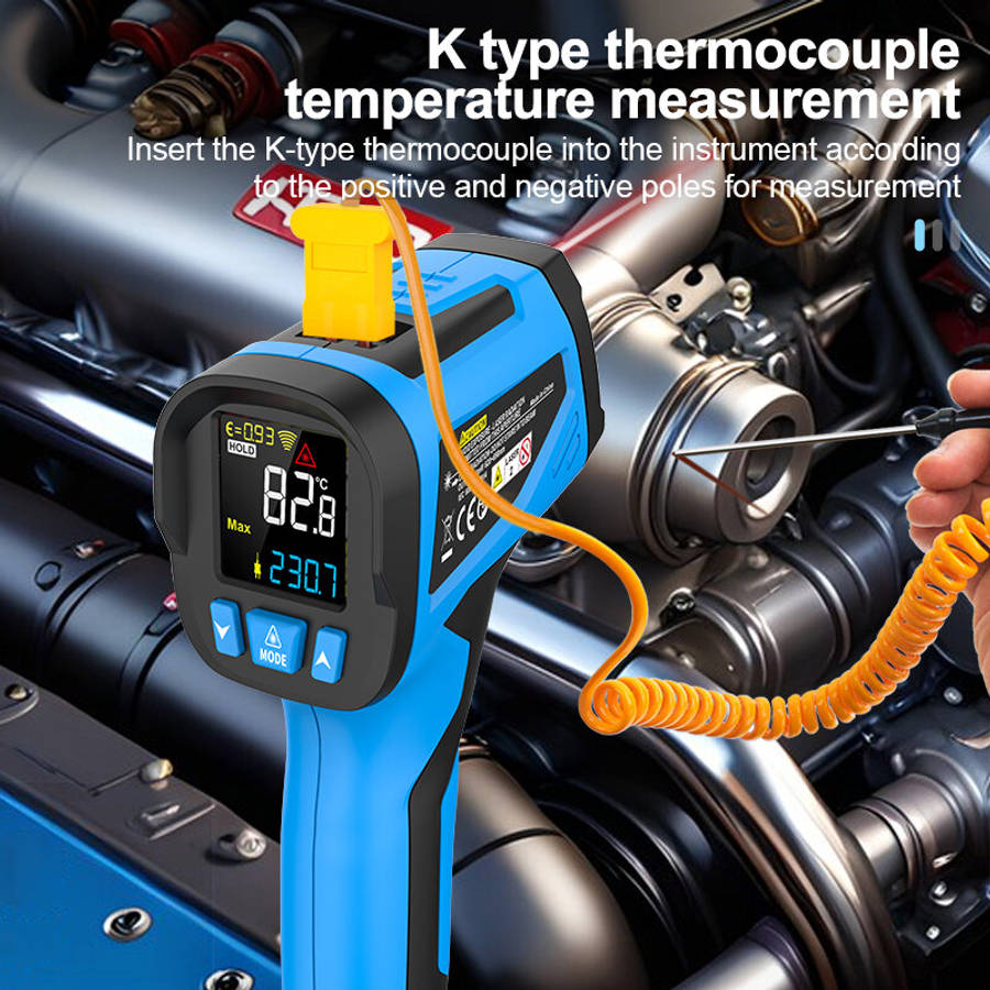 IR07B - Handheld Infrared Thermometer IR07 IR07A IR07B Wide Temperature Range VA Screen High Precisi