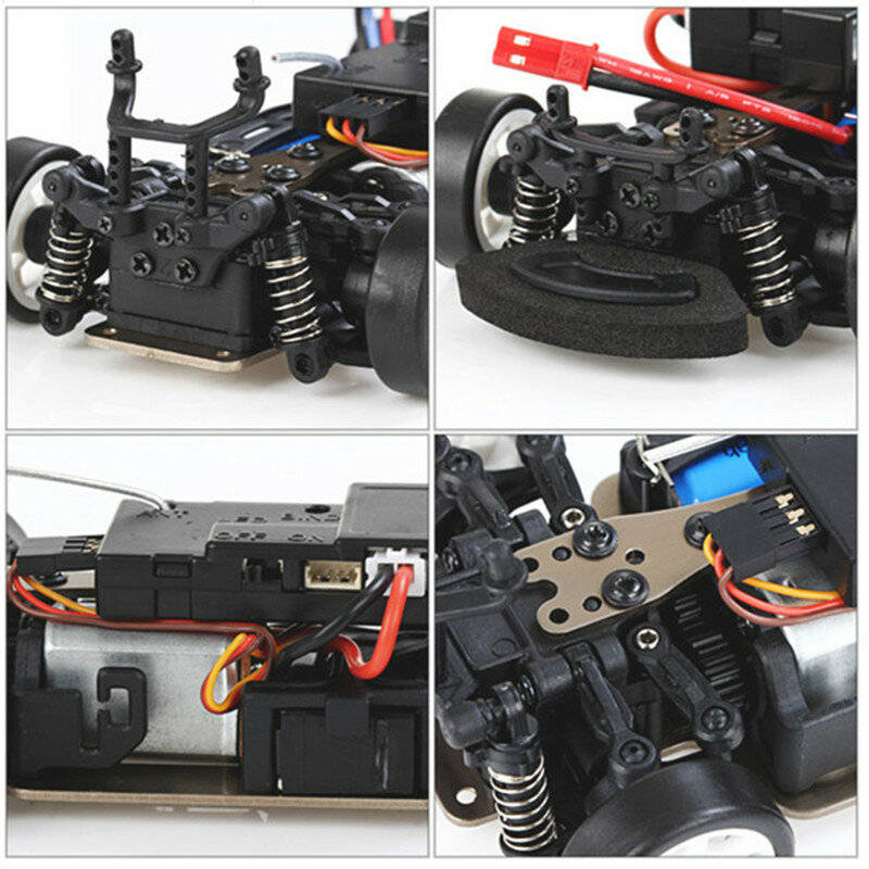 Wltoys K969 1/28 2.4G 4WD Brushed RC Car Drift Car Two Battery 7.4V 400mAh