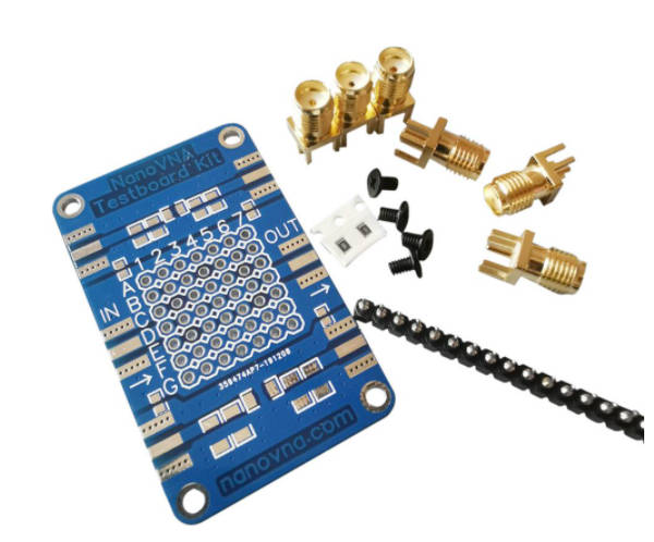 NanoVNA Testboard Kit VNA Vector Network Analysis Test Demo Board J8