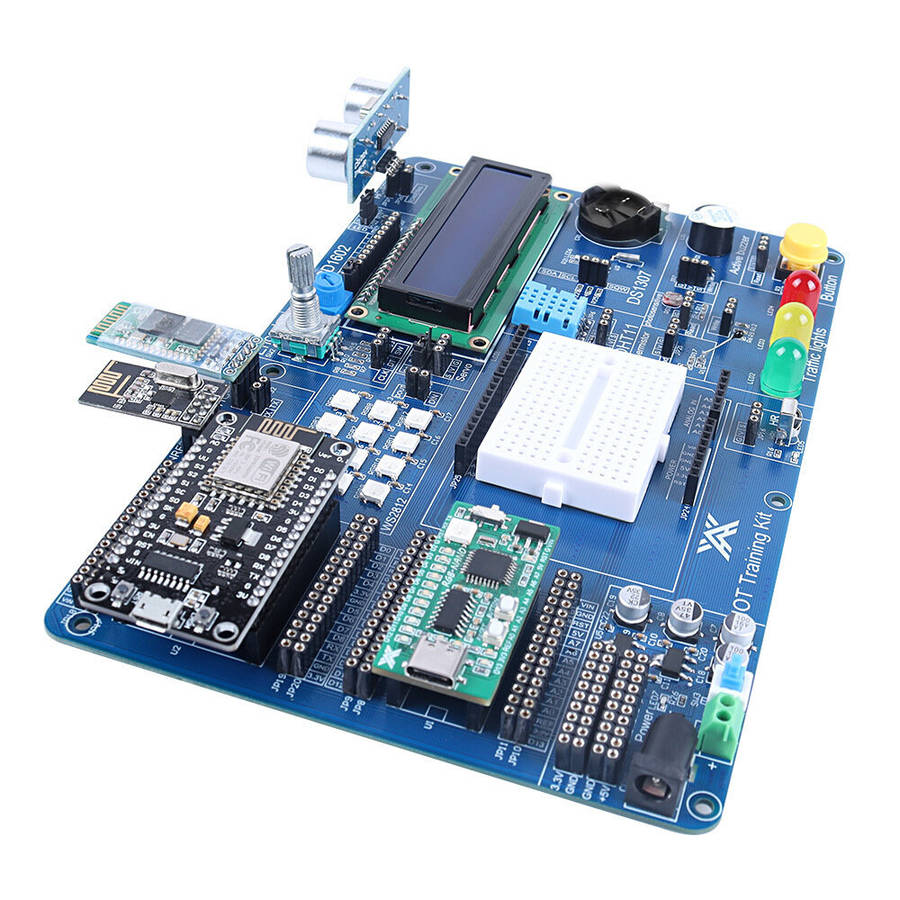 Full Kit - IOT Training Kit for Arduino Project ESP8266 Sensors Development Board DIY Educational El
