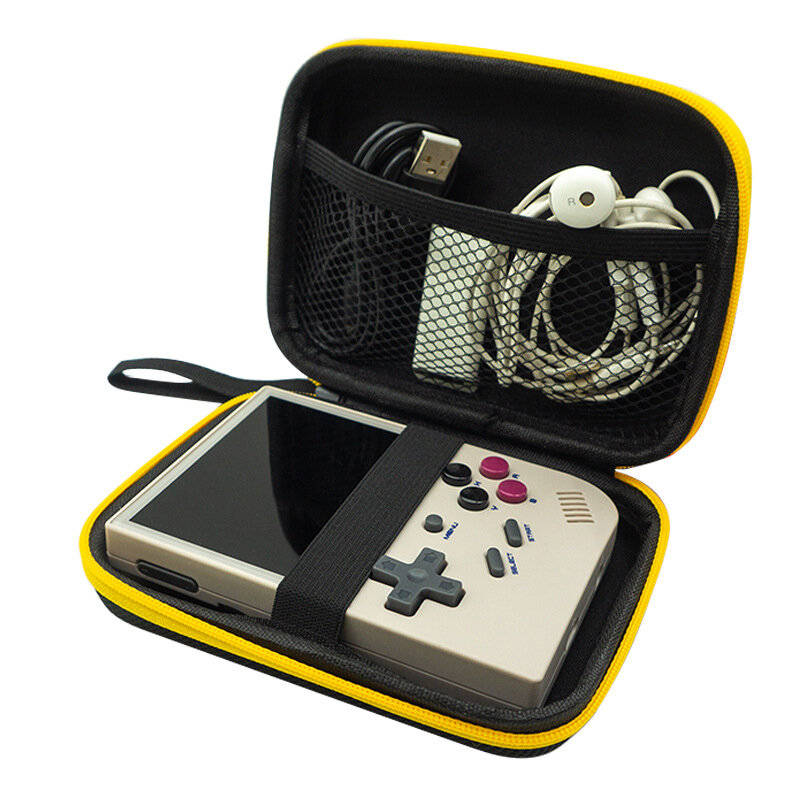 Black - RG35XX Plus RG353VS Storage Bag Travel Carrying Case Shockproof Hard Shell Carrying Case for
