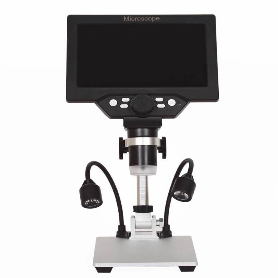 Built-in Battery Version - MUSTOOL G1200D Digital Microscope 12MP 7 Inch Large Color Screen Large Ba