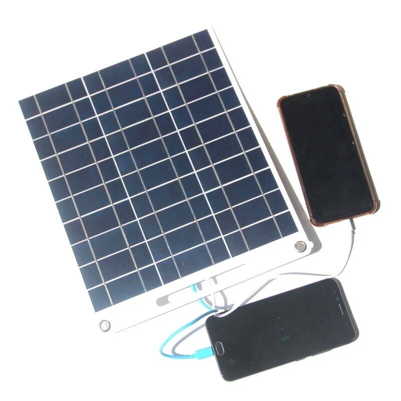 13W - Flexible Solar Panel 13W Portable Solar Charger Dual USB 5V Grade A Polycrystalline Silicon Li