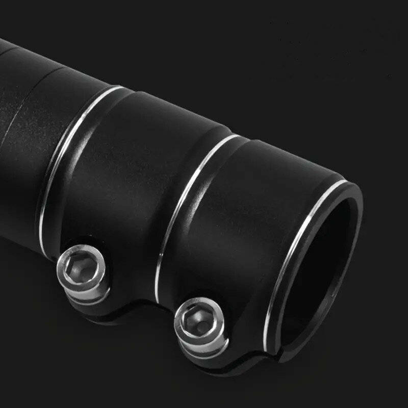 Silver - 5 Color Bicycle Adjustable Handle Vertical Front Head Tube Bicycle Mountain Bike Booster Fa