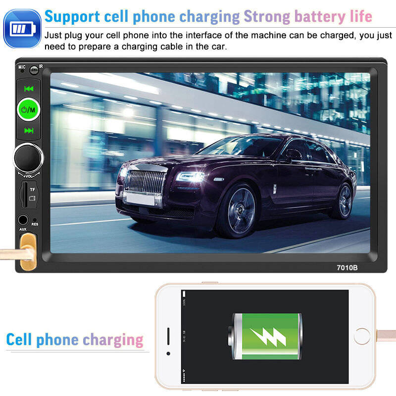 7 inch 1 Din Full Touch Screen Car MP5 Player Radio Stereo Audio Car Multimedia Video Player 7010B