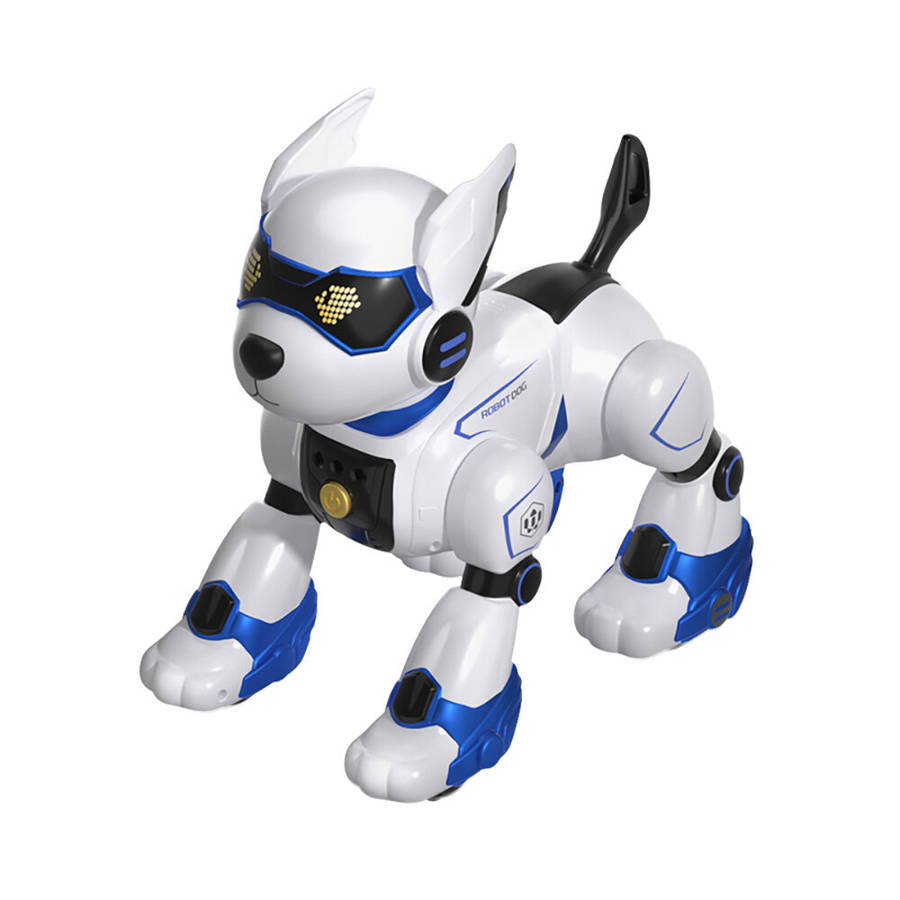 Blue - 2.4GHz RC Robot Dog Electronic Walking Dancing Dog Intelligent Touch Remote Control Pet Dog T