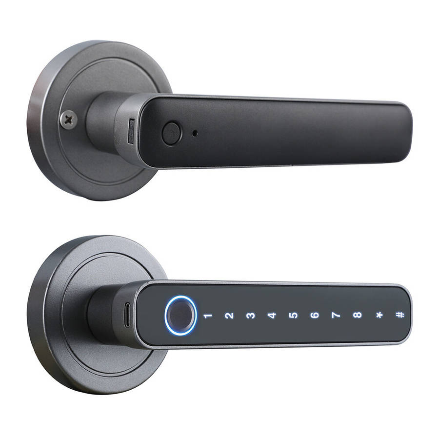 Tuya Smart Door bluetooth Lock Intelligent Anti-theft Door Lock Dynamic Password APP Fingerprint Key