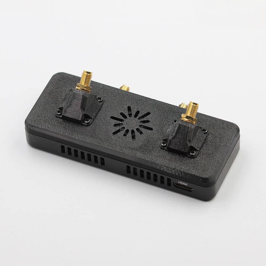 Black - QY3D SMA Multi-Angle Antenna Mount Cover Sett for Walksnail VRX Receiver FPV Goggles