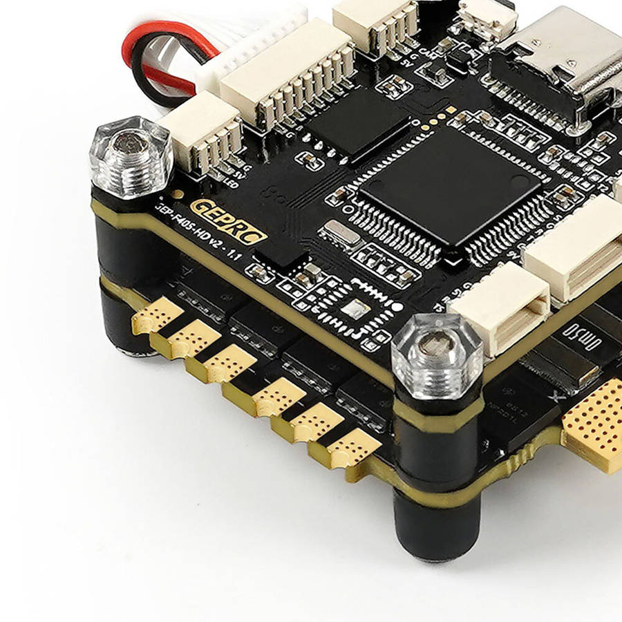 FC&ESC - 30.5x30.5mm GEPRC TAKER F405 HD V2 F4 OSD Flight Controller with 5V 9V BEC & 50A BL_S 3-6S