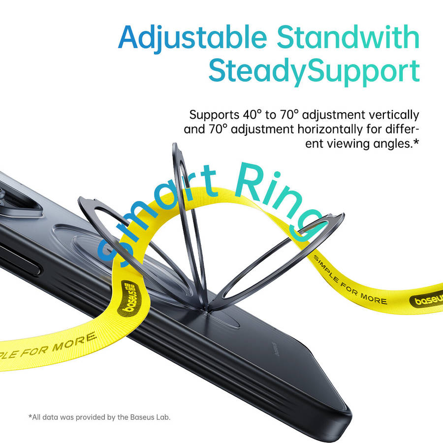 iPhone 15 Pro Max - Baseus SkyRing Series Magnetic Phone Case with Stand for iPhone 15 15 Plus 15 Pr