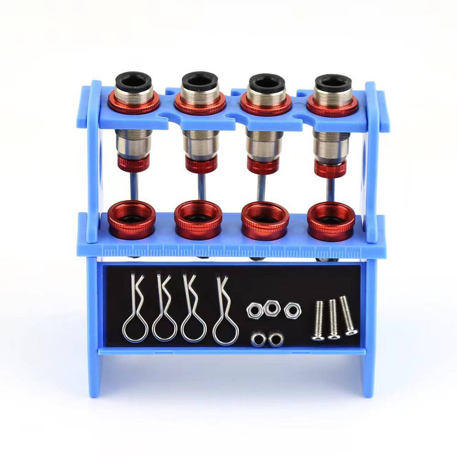 RC Cars Shock Absorber Damper Pits Stand with Magnetic 36218 Mount Screw Suction Cup Spare Parts Too
