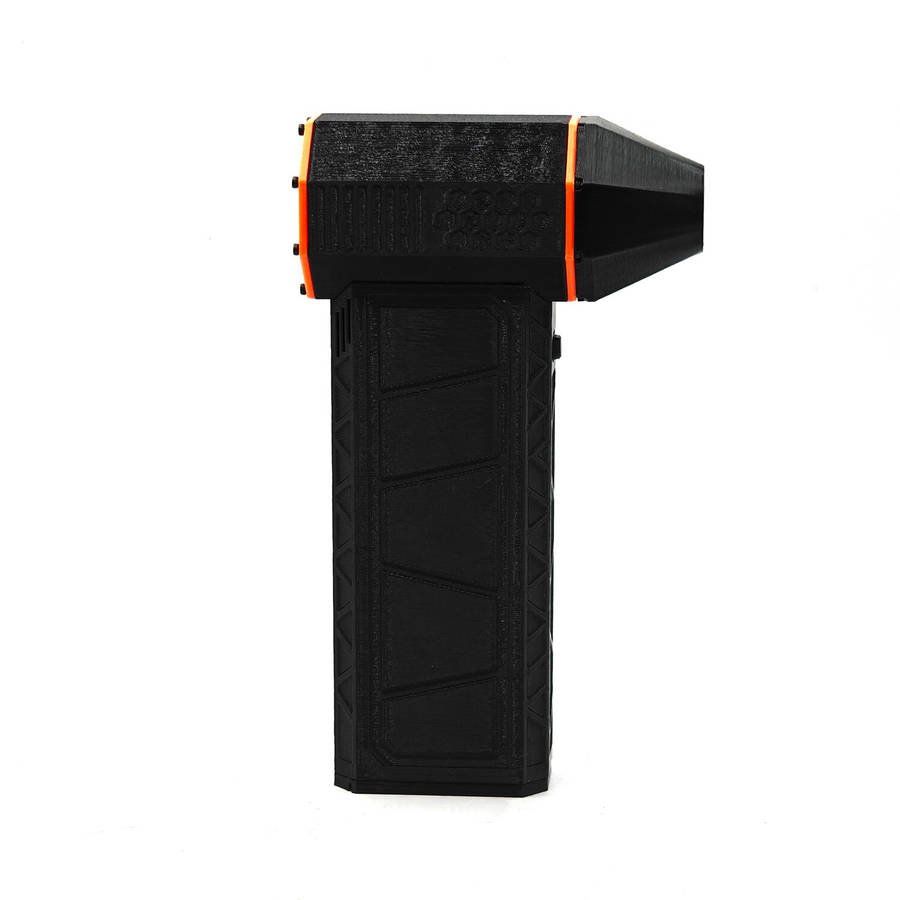 Black - Super Power Turbo Fan 130,000 RPM Brushless Motor 52m/s Wind Speed 3000mAh Battery 4 Hours R